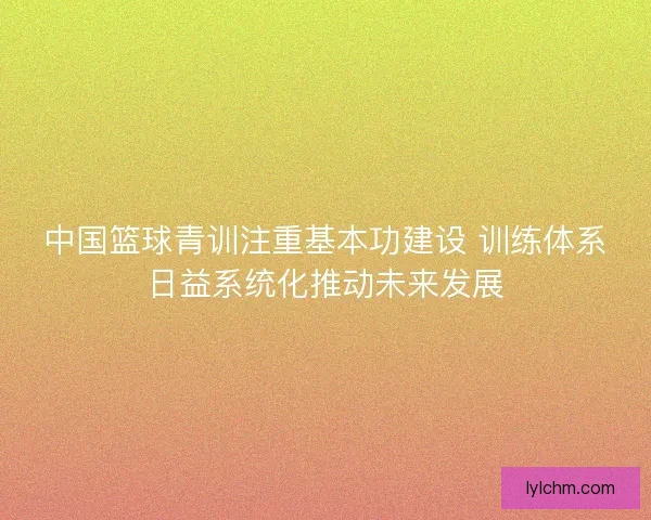 中国篮球青训注重基本功建设 训练体系日益系统化推动未来发展